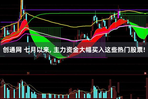 创通网 七月以来, 主力资金大幅买入这些热门股票!